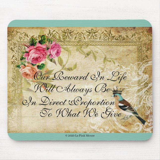 En Birdy Gång berättade för mig, Fransk Inspired M Musmatta (Framsidan)