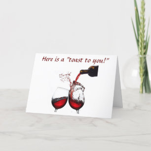 EN "BIRTHDAY TOAST" AV VIN TILL "DU" KORT