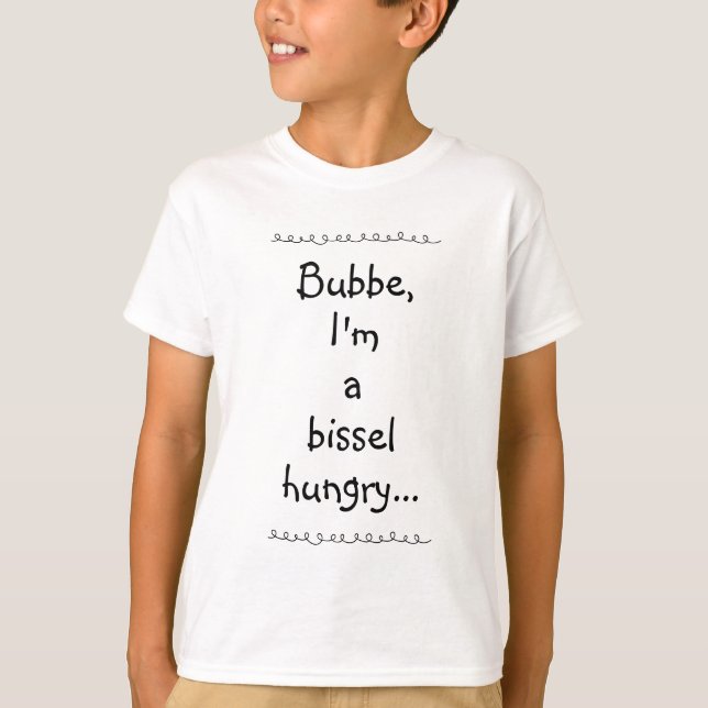 En Bissel Hungry Childs t-shirt (Framsida)