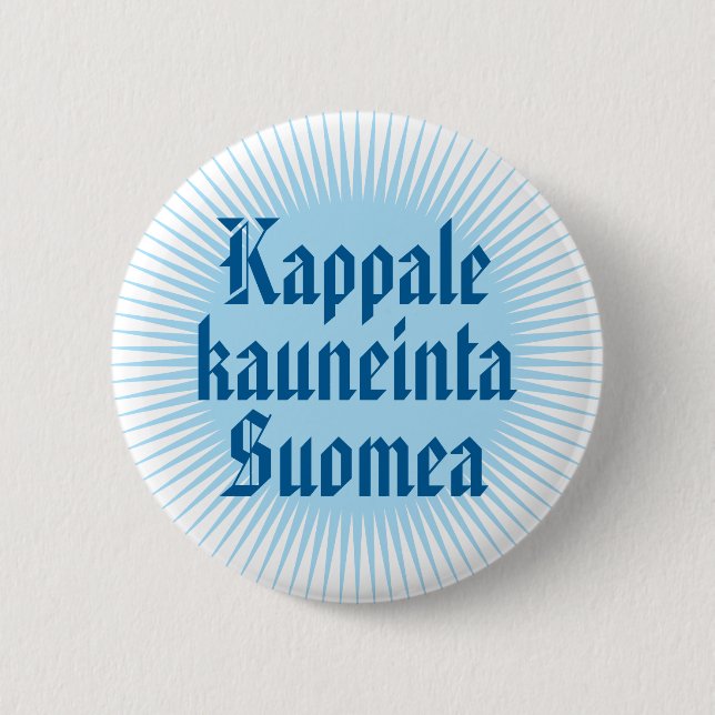 En bit av det vackraste Finland 1 Knapp (Framsida)