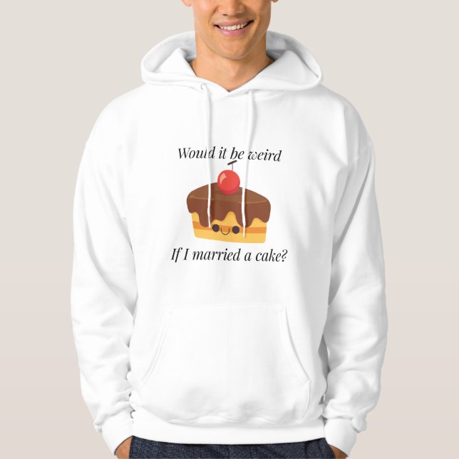 En bit av ren lycka och nyfikenhet hoodie (Framsida)