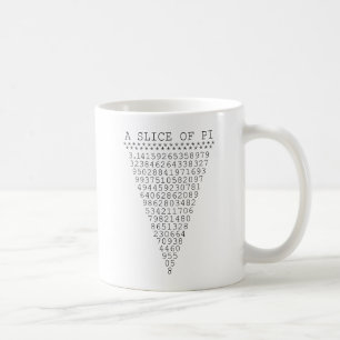 En bit Pi-presentation Kaffemugg