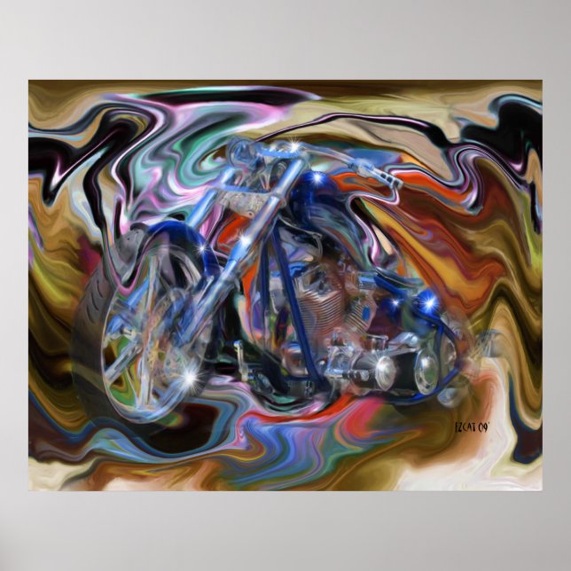 En blå Dream Poster (Framsidan)