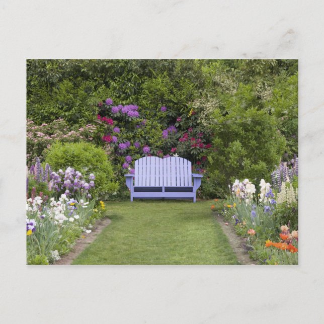 En blå plats hälsar dig välkommen till en färglös  vykort (Framsida)