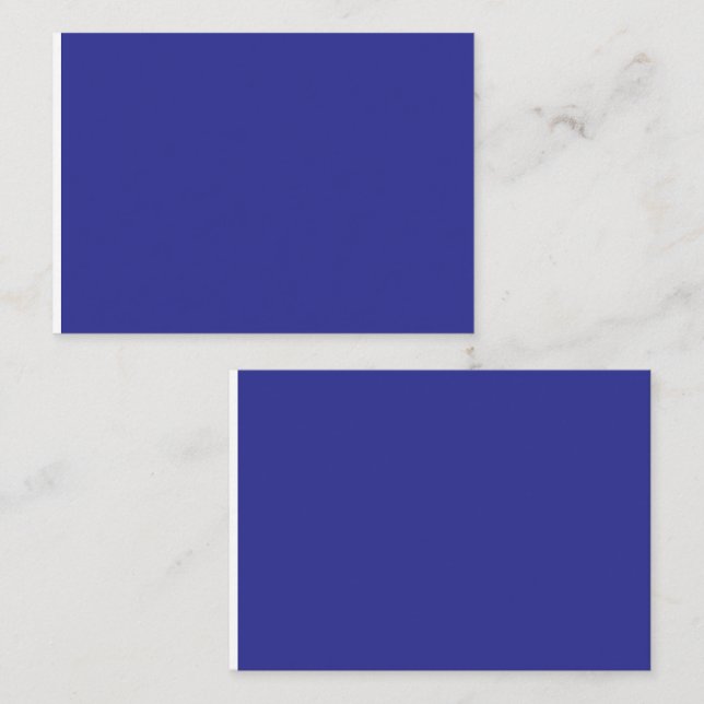 en blå vägg med klocka placeringskort (Fram/baksida)