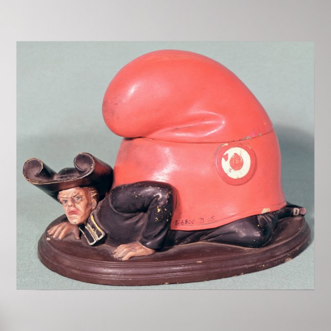 En bläckbrunn eller tobaksburk poster (Framsidan)