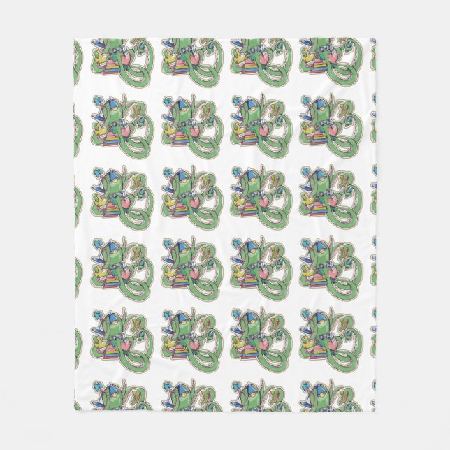 En bläckfisk som kärlek kan läsa fleecefilt (Framsidan)