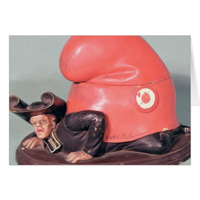 En bläckhorn- eller tobakkruka hälsningskort (Framsidan Horizontal)