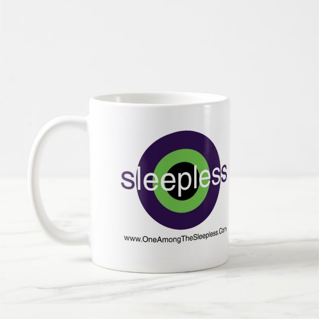 En bland den sömnlösa muggen kaffemugg (Vänster)