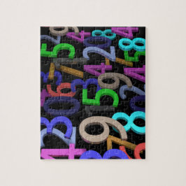 En blandning av färgtoner Mönster Pussel