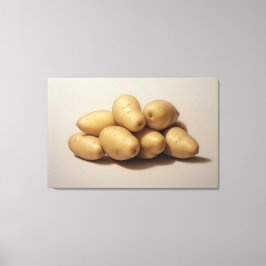 En blandning av potatis canvastryck