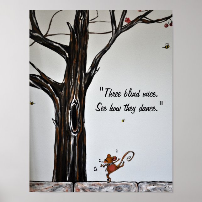 En Blind för att dansa pris Poster (Framsidan)