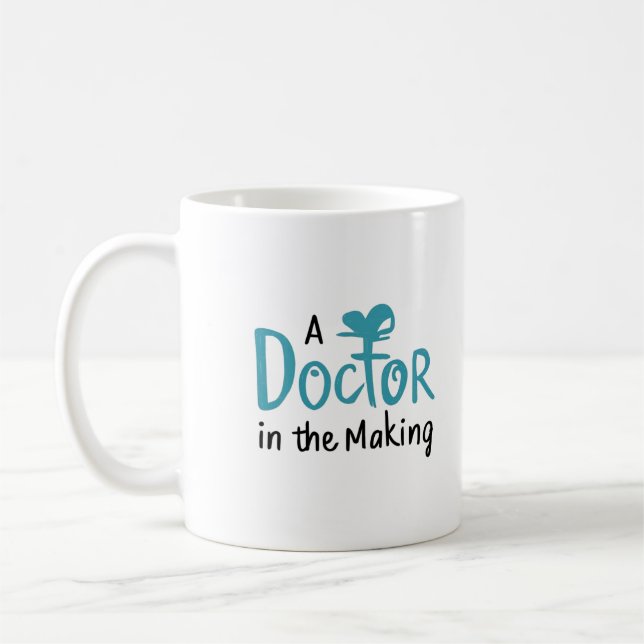 En blivande läkare kaffemugg (Vänster)