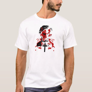 En blodiga Hjälte-Abraham Lincoln T-shirt