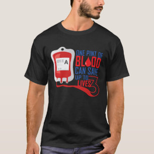 En blodtryckspenna kan Spara upp till 3 liv Blod T Shirt