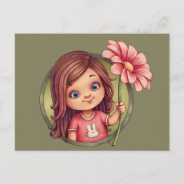 En blomma åt dig vykort