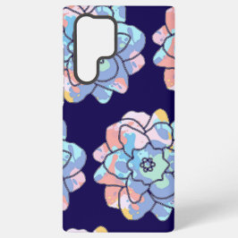 En blomma av färgfläckar