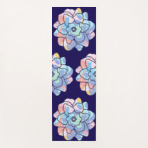 En blomma av färgfläckar