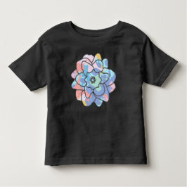 En blomma av färgfläckar t shirt