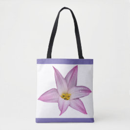 En blomma tygkasse