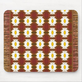 En blommig mönstrad mus Matta Musmatta