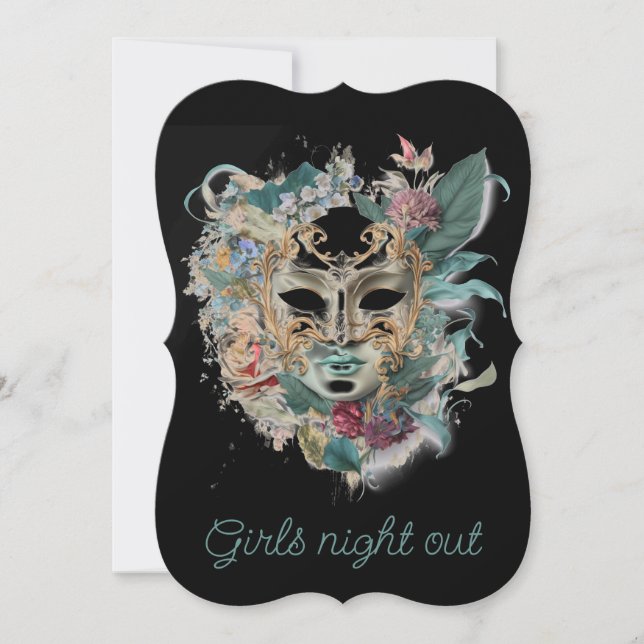 En Blommigt Tribute till Venetian Carnival (Framsida)