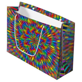 En blomsterfärgad tie-dye