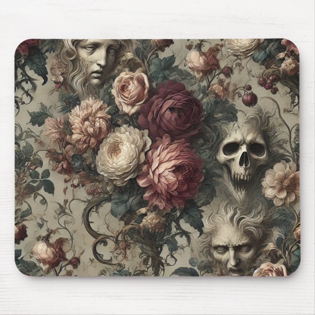 En bloom att hålla kvar på - gotisk Victorian Musmatta (Framsidan)