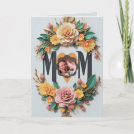 En blooming Tribute till Mamma Tack Kort