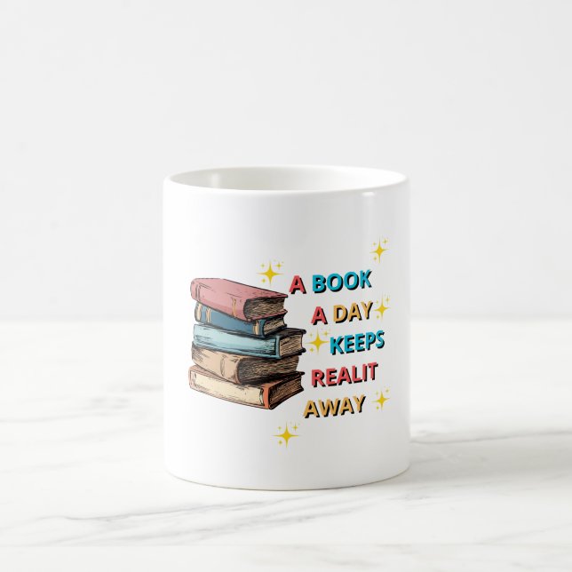 en bok om dagen behållor verkligheten bort kaffemugg (Center)