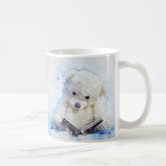 En bok på läggdags - gullig nalledesign kaffemugg