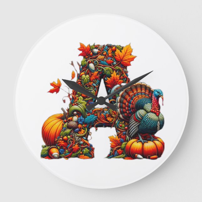 En bokstav A i Thanksgiving-stil Stor Klocka (Framsida)