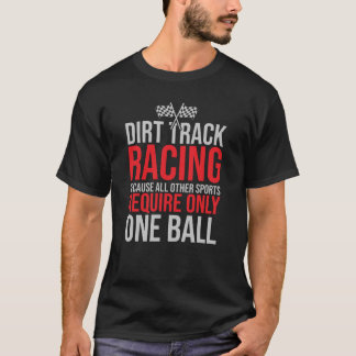En boll | Rolig herr-T-shirt för racing T Shirt