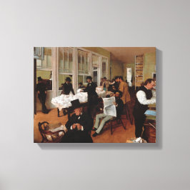 En bomullskontor i New Orleans - Edgar Degas Canvastryck