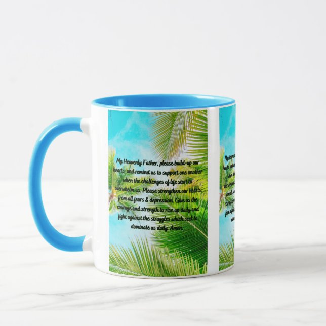 En bön för daglig kamp två gånger Mugg (Vänster)
