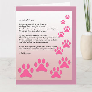 En bön för djur - kort
