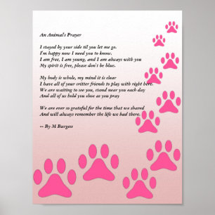 En bön för djur - Rosa Tassar - Poster