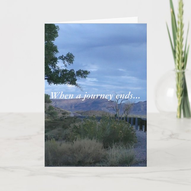 En bön för ett djur - när en resa slutar - kort (Framsida)