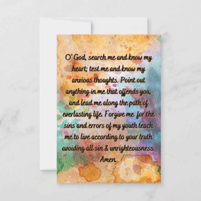 En bön för högersidighet 2 kort för vanlig hälsnin (Framsida)