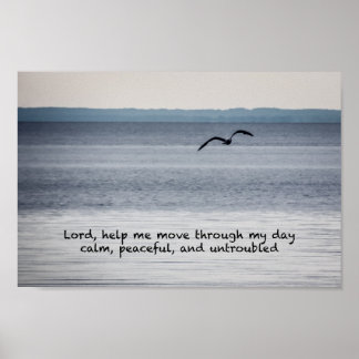 En bön för serenity (Waterscape II) — Poster