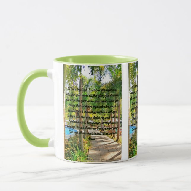 En bön till den högste guden 21:e Mugg (Vänster)