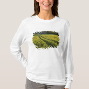 En bondväg i Sabins Pasture i Montpelier, T-shirt