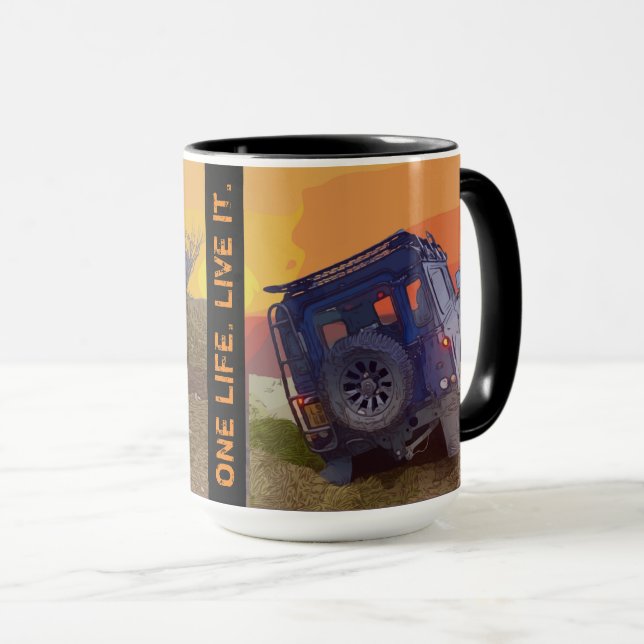 En bor. Lev den. Mugg (Framsida höger)