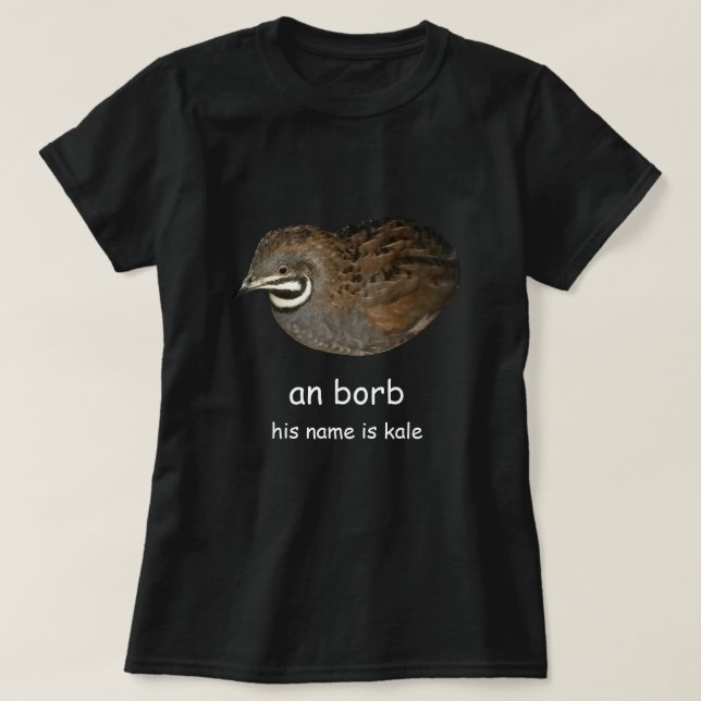 en borbT-tröja T-shirt (Design framsida)