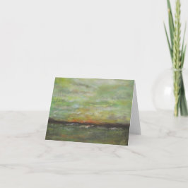 "En borsta med havet" - NoteCard Kort