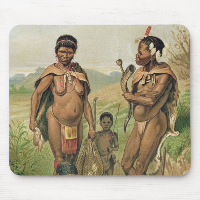 En Bosjesman familjfrontispiece Musmatta (Framsidan)