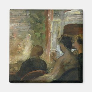 En boxas på theatren, c.1865-70 magnet