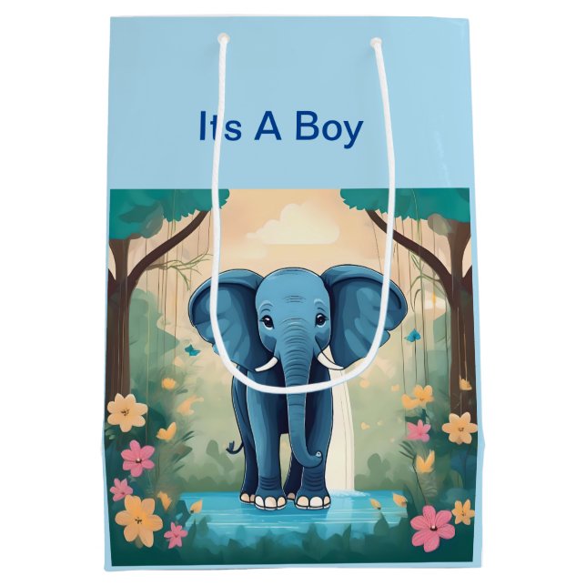 En Boy Blue Baby Elephant. (Baksidan)