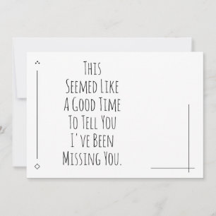 En Bra att säga att jag har saknat dig