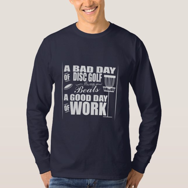 En Bra börjar med skivgolf T Shirt (Framsida)